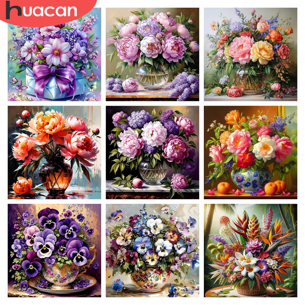 Resin Art Of Rose - HUACAN 5D Diamentowa Mozaika Róża Kwiat
