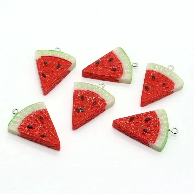 Resin Art Love - 10 szt. Dwustronne trójkątne zawieszki z