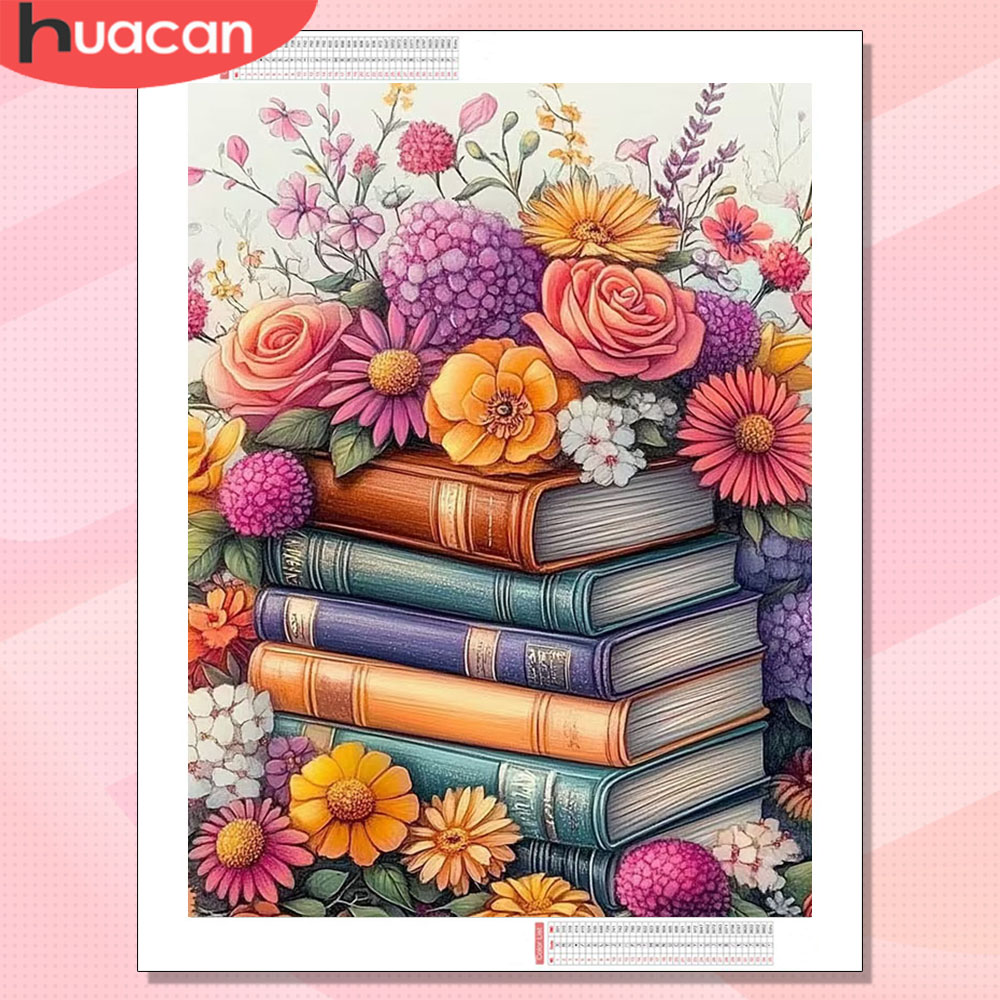 Resin Art Of Rose - HUACAN Diamentowa Mozaika Wiadomości 2026 Książka