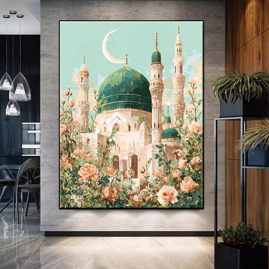 Resin Art Quran - Zestaw do mozaiki diamentowej Nowa Muzułmańska