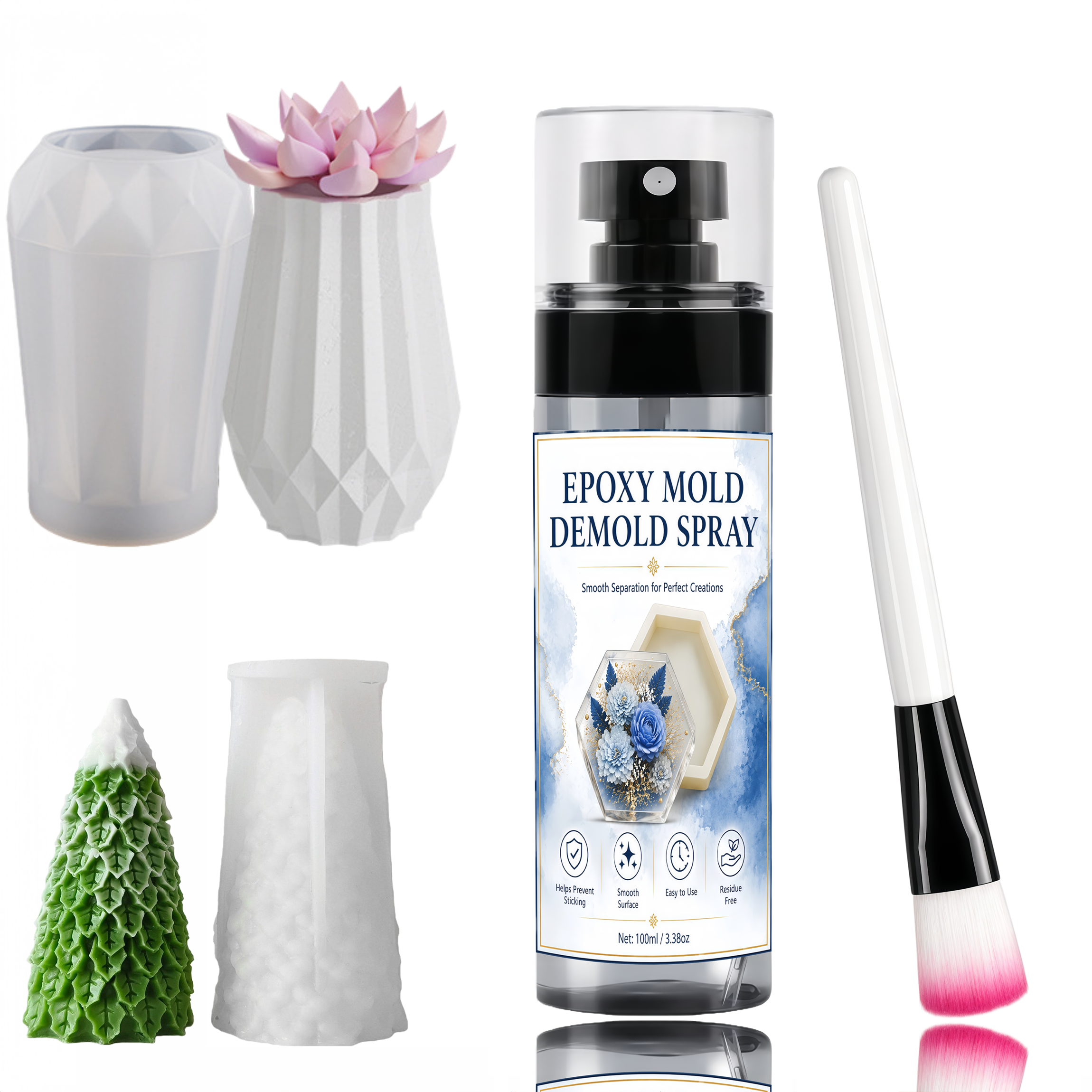 Release Spray Silicone - Spray do odlewów silikonowych 7oz/3.5oz, równomiernie