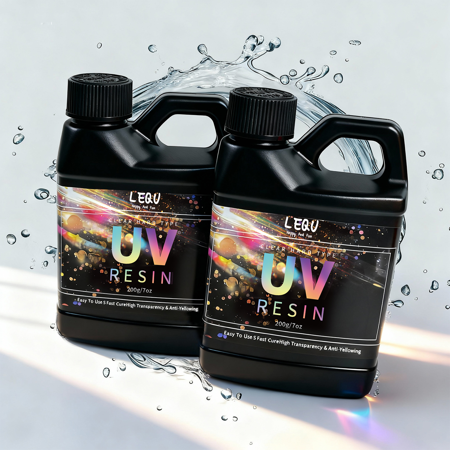 Uv Resin Clear Hard - 200g Żywica UV Kryształowo Przezroczysta Twarda