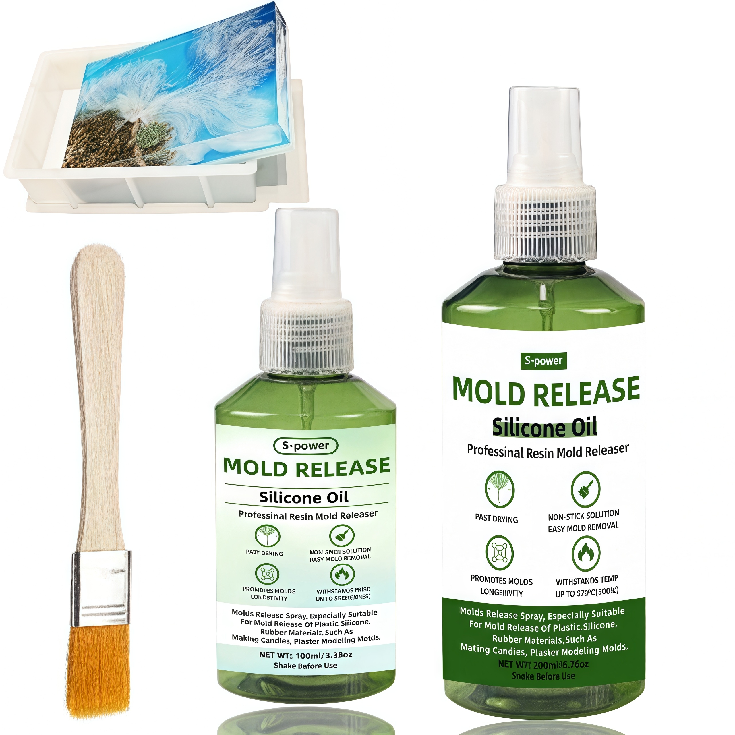 Release Spray Silicone - Formy 3,3 oz Spray uwalniający olej