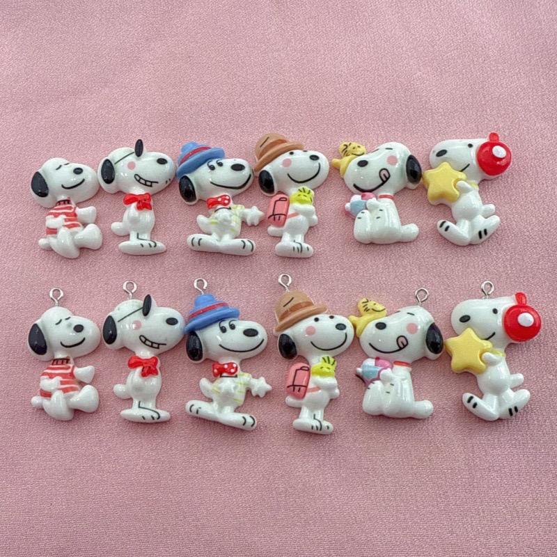 Resin Art Love - 10 szt. żywicznych zawieszek w kształcie