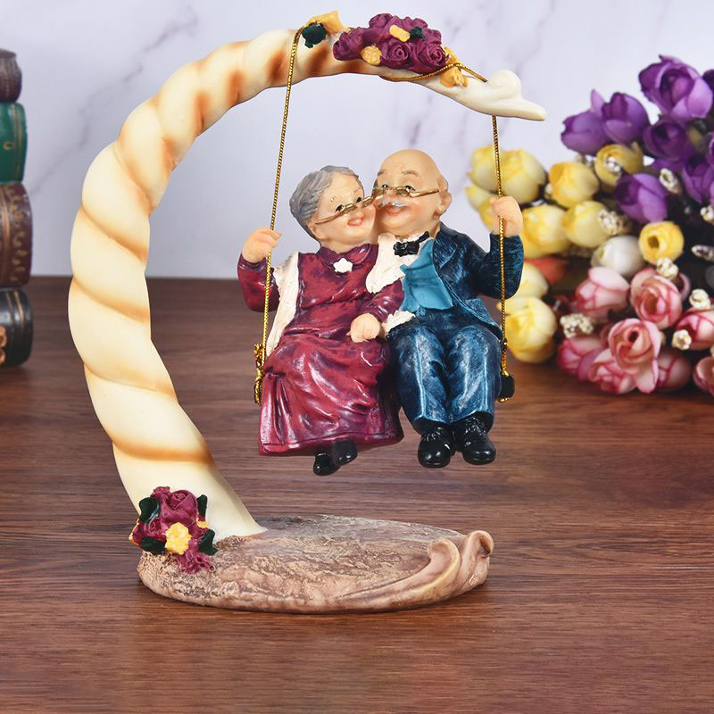 Resin Art Gift For Anniversary - Chińskie figurki z żywicy przedstawiające starą