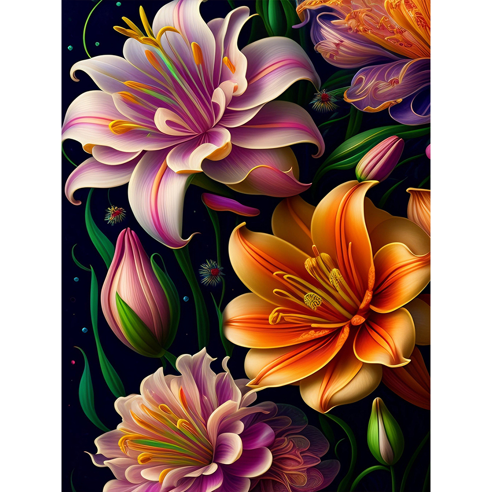 Resin Art Acrylic - Bezramowe, samodzielnie wykonane obrazy diamentowe z