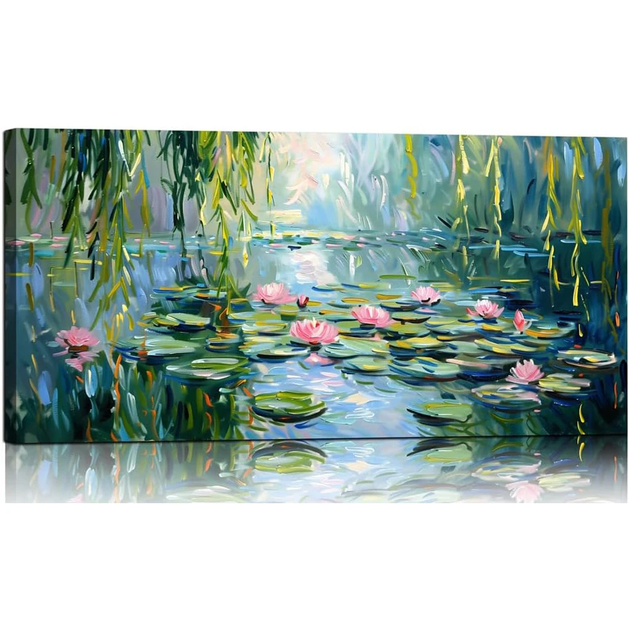 Resin Art Images - Claude Monet Diamond Painting Wall Art,