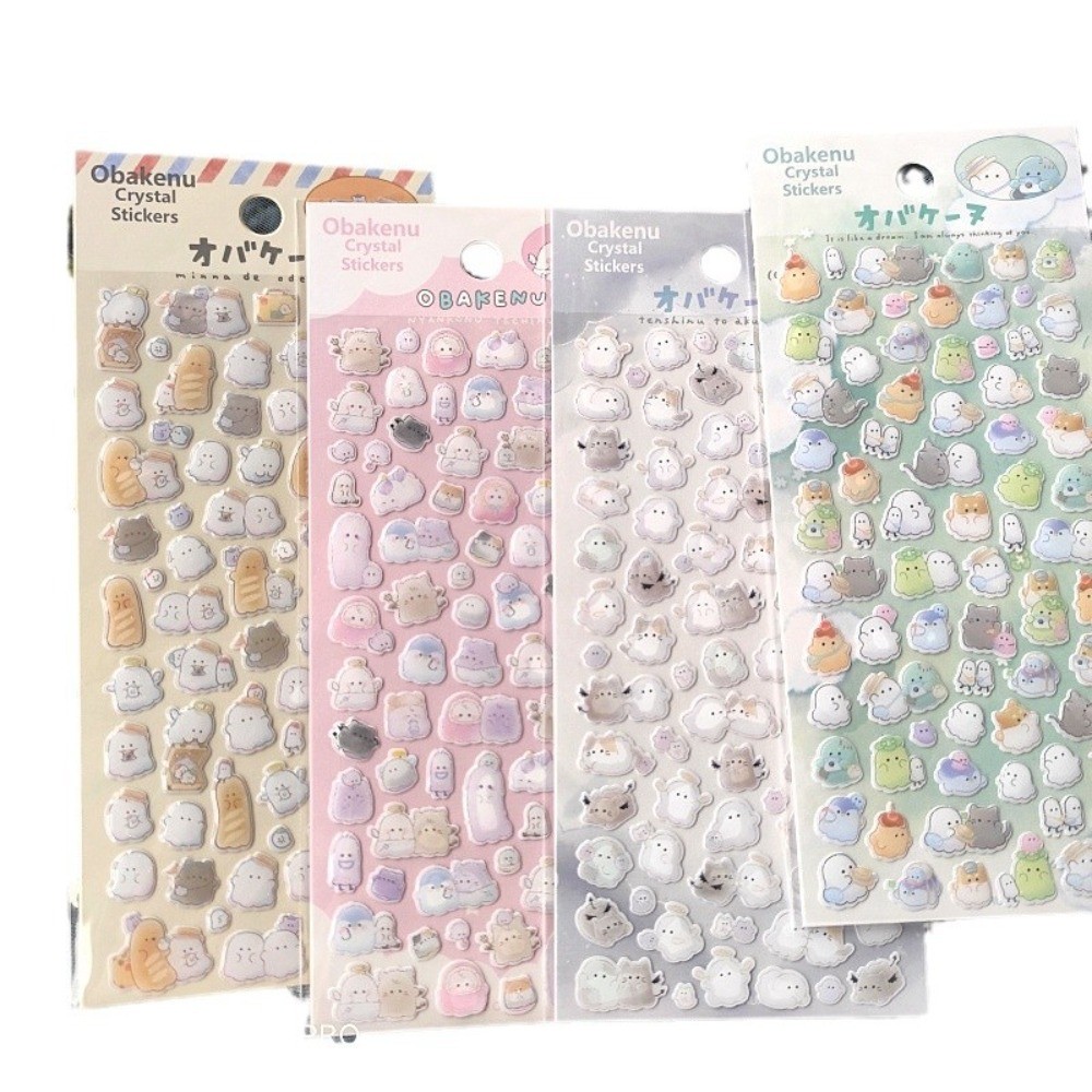 Resin Art Sticker - 4-częściowy zestaw oficjalnie licencjonowanych, uroczych naklejek