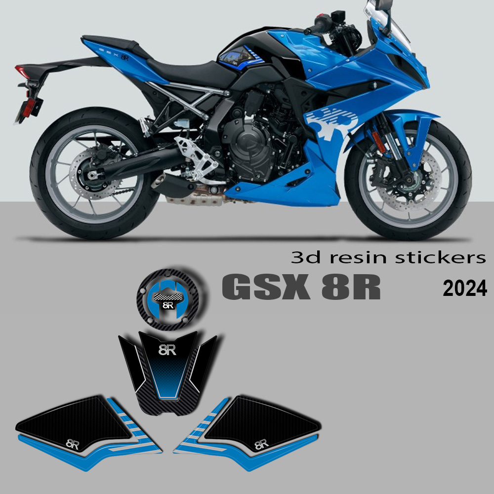 Resin Art Sticker - Nowy dla GSX8R GSX 8R boczne