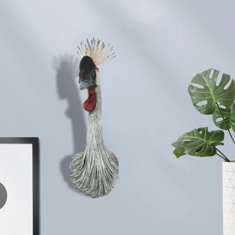 Resin Art Images - Proste Ozdoby z Obrazem Głów Ptaków,