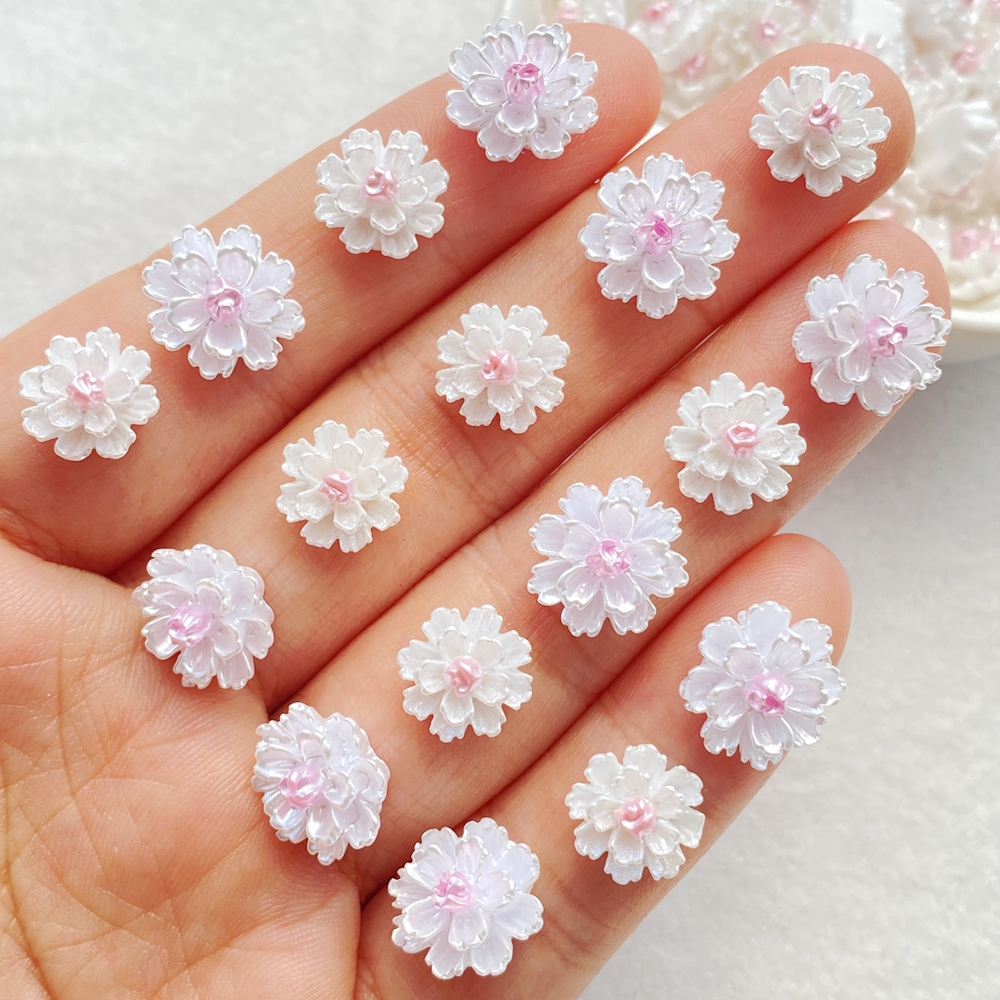 Resin Art Design For Wedding - 50 sztuk śliczne Mini kreskówka kwiat