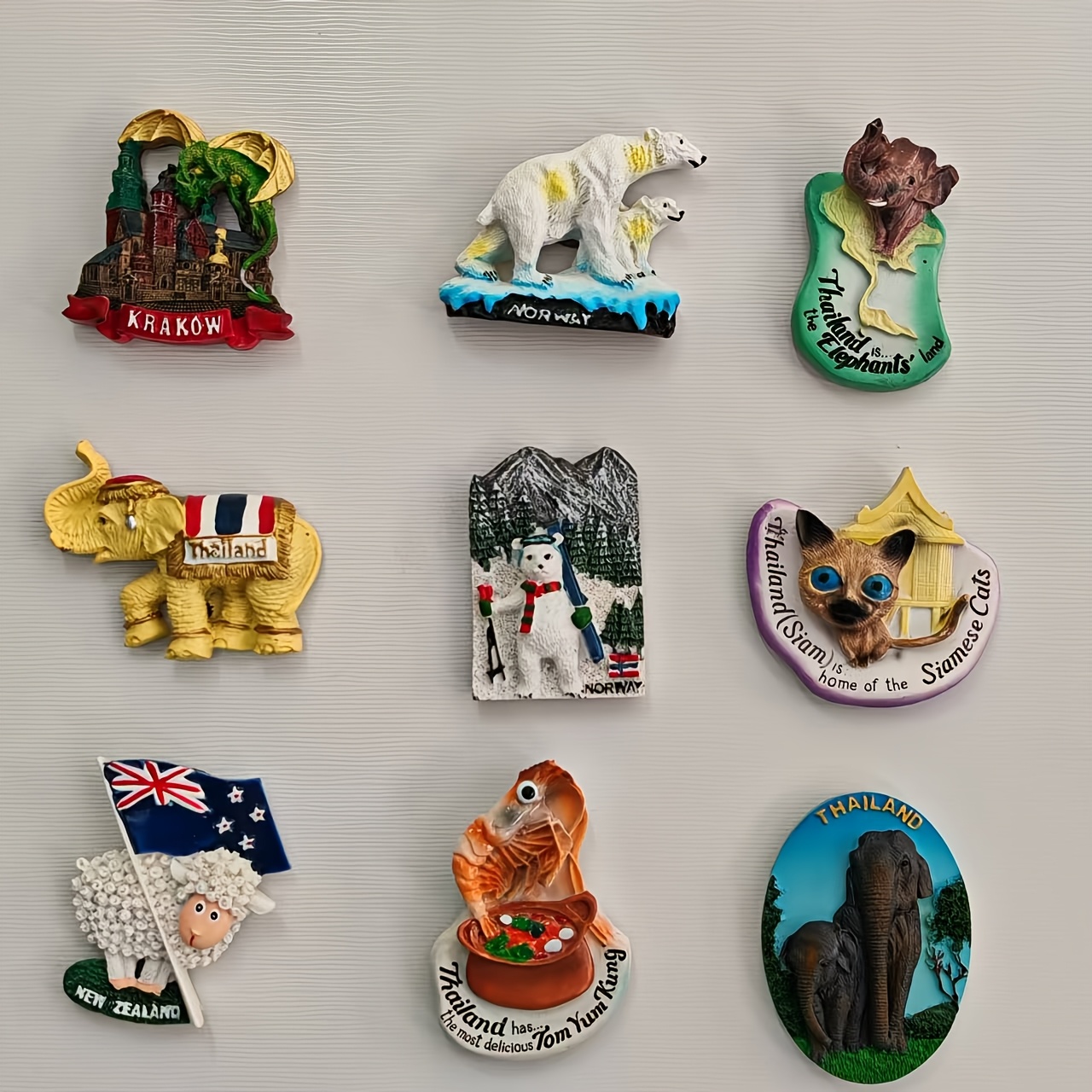 Resin Art New Zealand - 1 szt. Ręcznie robione magnesy na