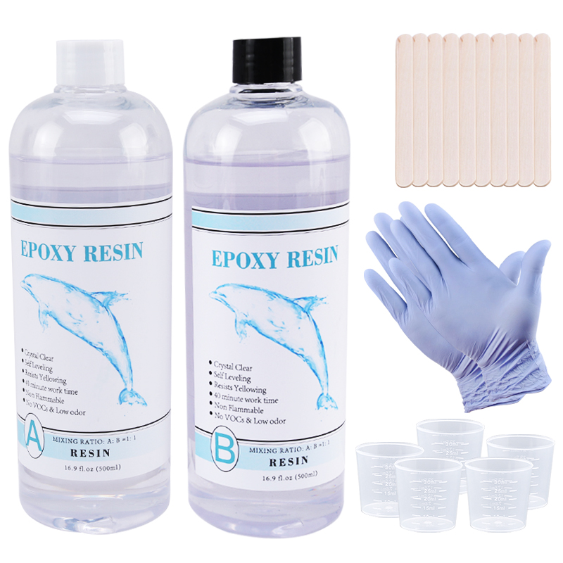 Uv Resin Clear Hard - 1:1 Przezroczysta żywica epoksydowa Crystal Clear