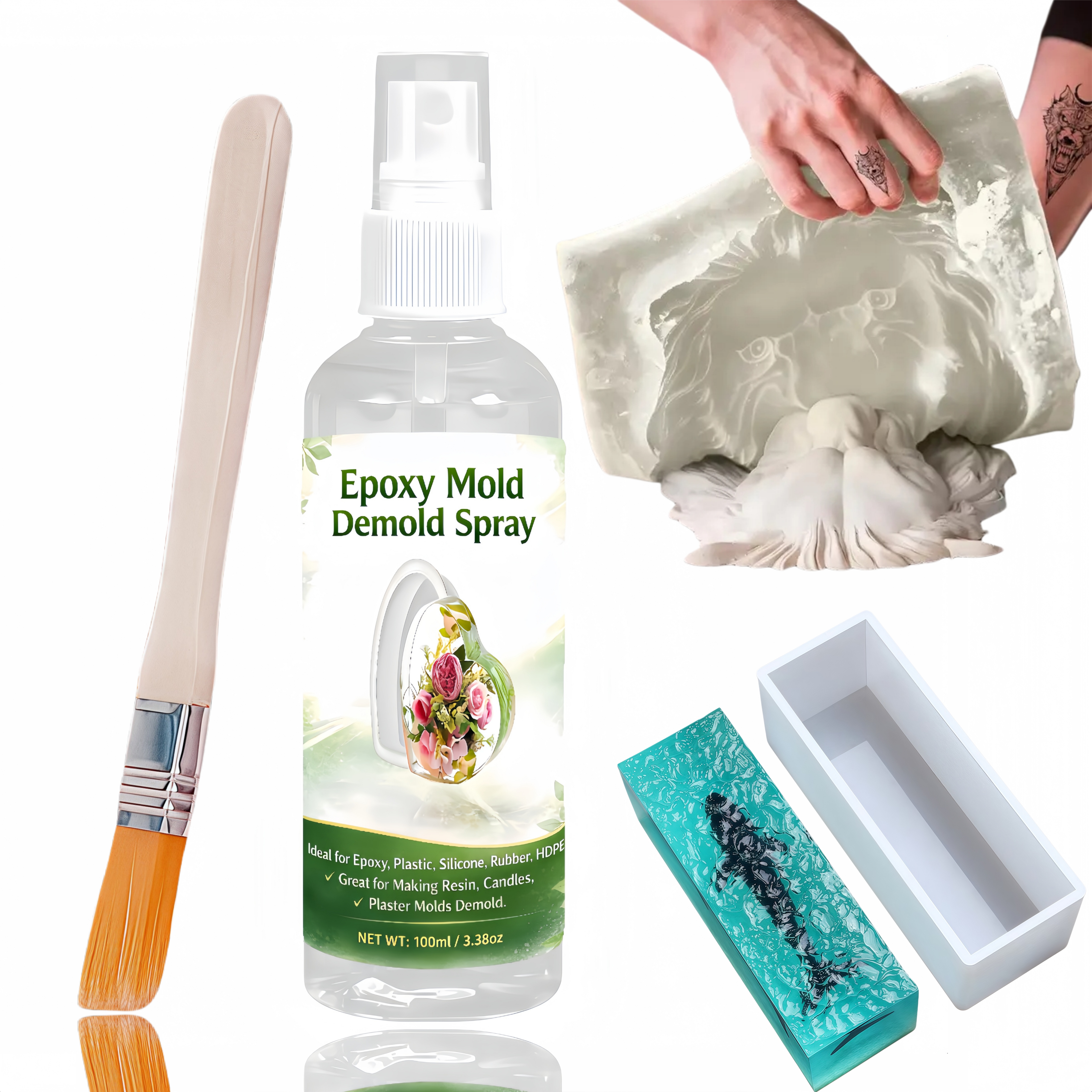 Release Spray Silicone - Szybkoschnący spray do odzyskiwania kształtów z