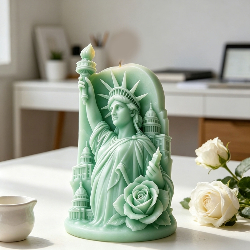 Resin Art Gift For Anniversary - F68D 3D Statua Wolności Tłoczenie Silikonowe