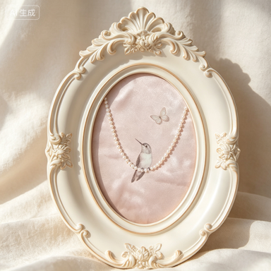 Resin Art Frame - Francuska Vintage Ramka na Zdjęcia Ścienna