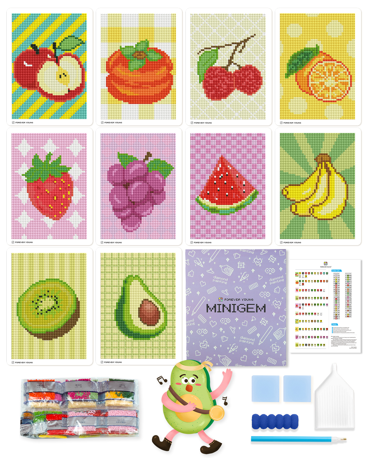 Resin Art Diy - Zestawy do malowania diamentami DIY ForeverYoung,
