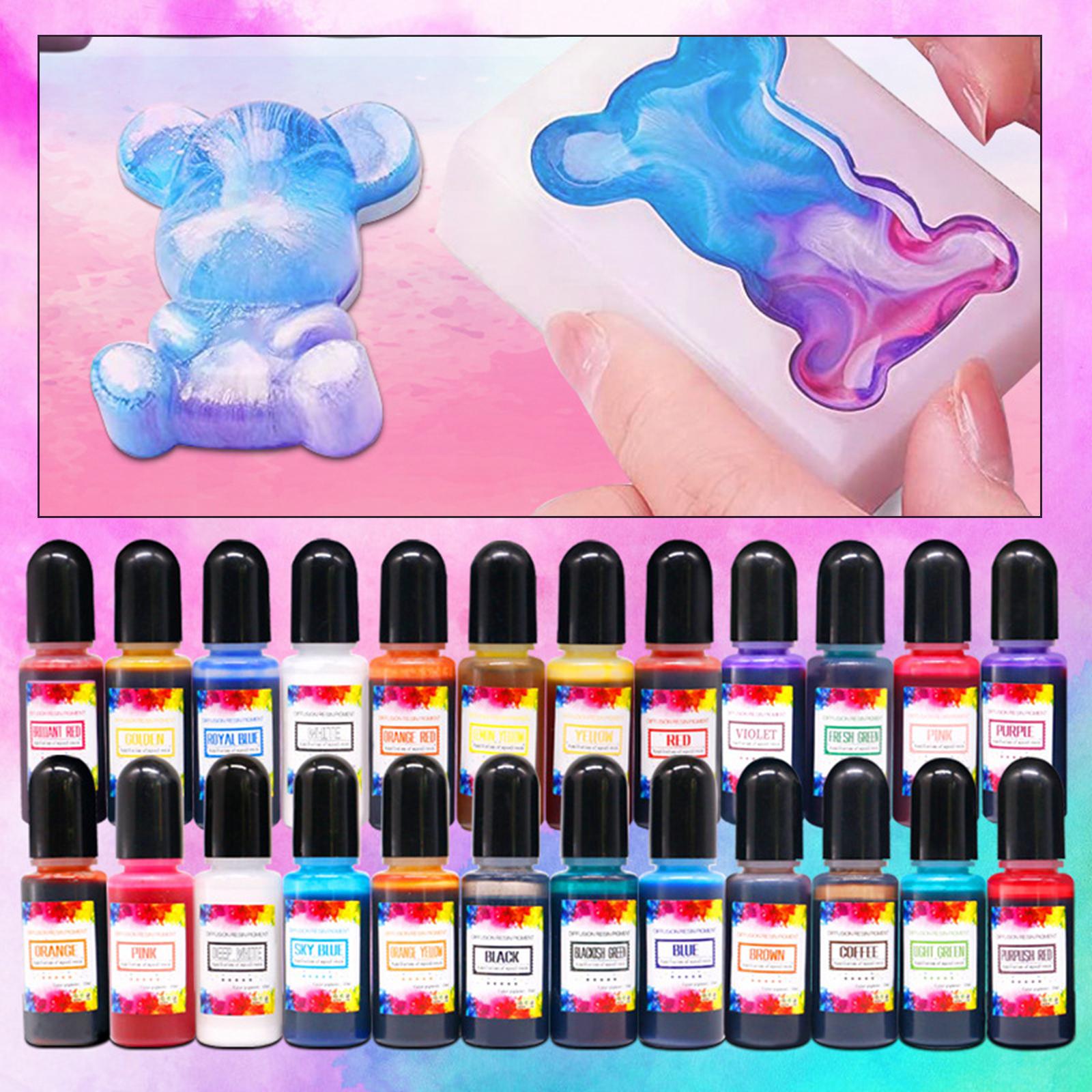 24 szt. Tuszy alkoholowych Pig – Resin Pigment Alcohol Ink recenzja i cena