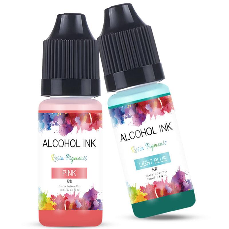 10 ml/butelka 22 kolory atrame – Resin Pigment Alcohol Ink recenzja i cena