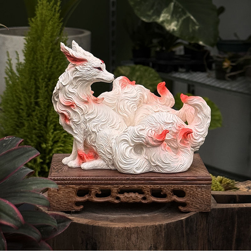 Ozdoby Lis z Dziewięcioma Ogon – Resin Art Gift For Anniversary recenzja i cena