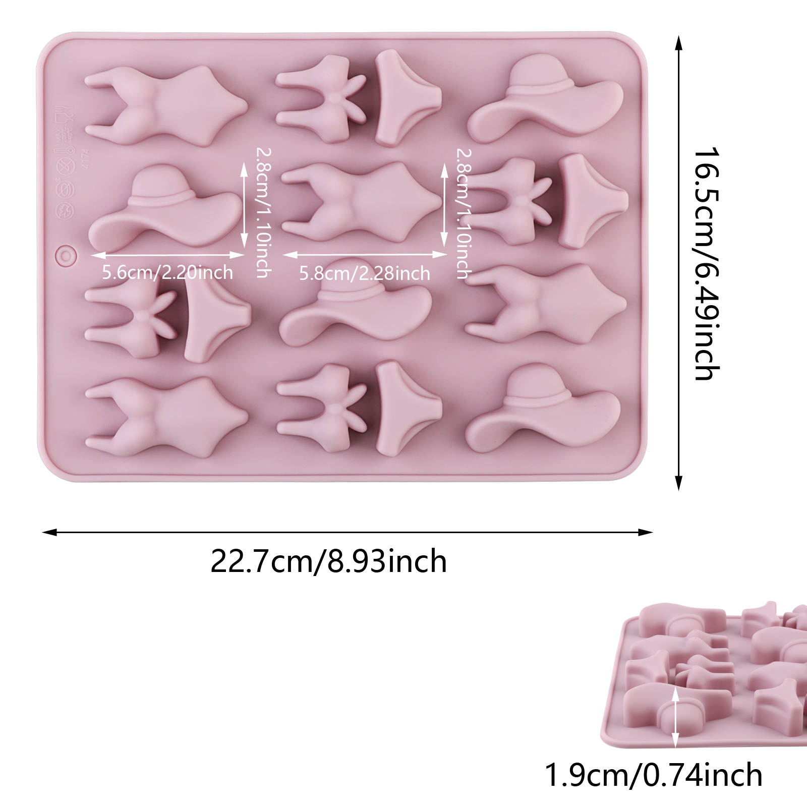 Forma silikonowa na bikini pla – Resin Art Craft recenzja i cena