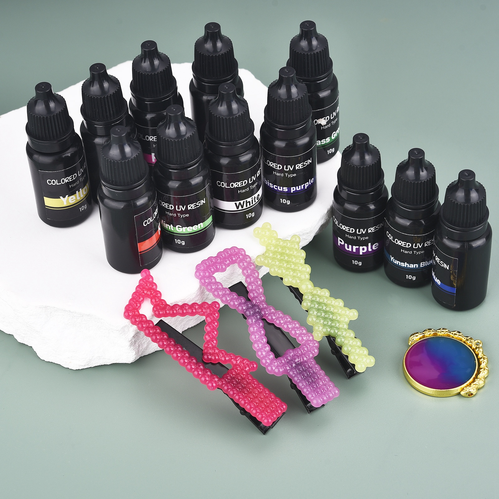 Klej UV z żywicy 17 kolorów 10 – Uv Resin Clear Hard recenzja i cena