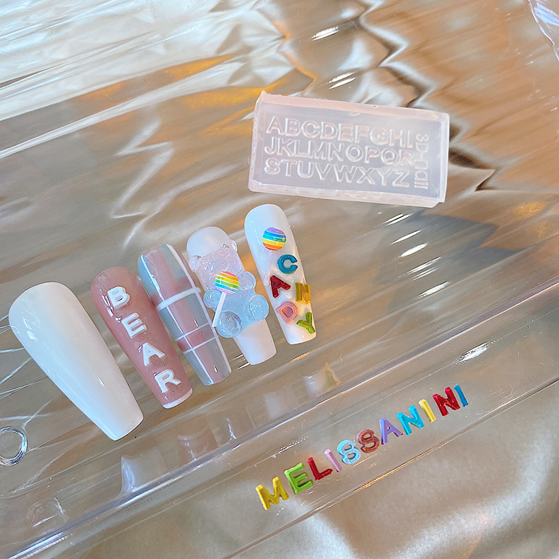 A-Z litery do zdobienia paznok – Resin Art Zone recenzja i cena