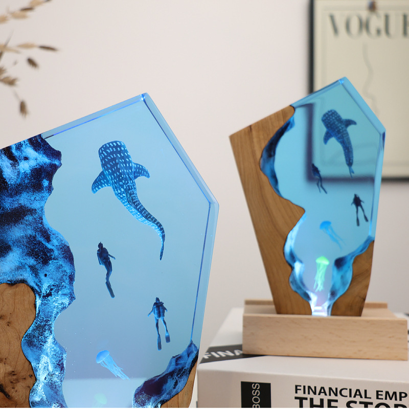 Żywiczna Ozdoba na Biurko: Wie – Resin Art Gift For Anniversary recenzja i cena
