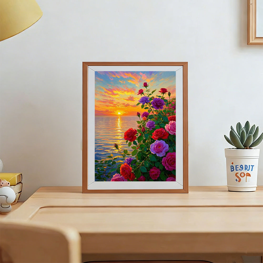 AZQSD Obrazki diamentowe z mot – Resin Art Of Rose recenzja i cena