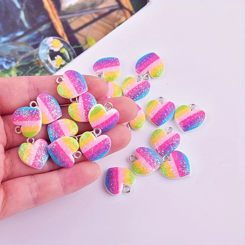 10 szt. Kolorowe zawieszki z ż – Resin Art Love recenzja i cena