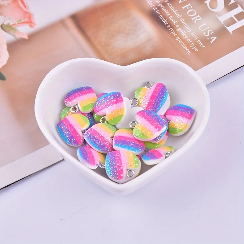 10 szt. Kolorowe zawieszki z ż – Resin Art Love recenzja i cena
