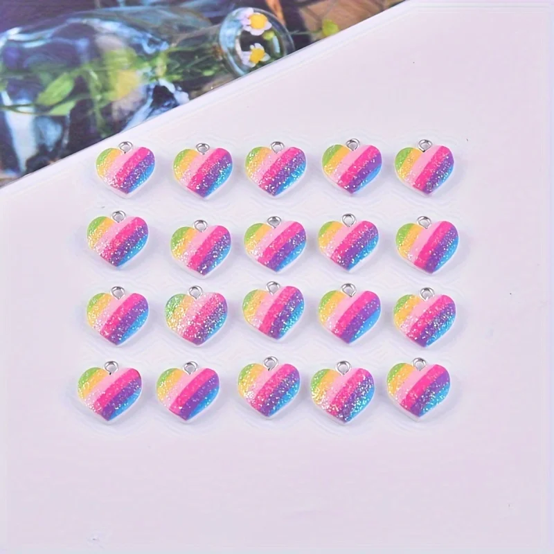 10 szt. Kolorowe zawieszki z ż – Resin Art Love recenzja i cena