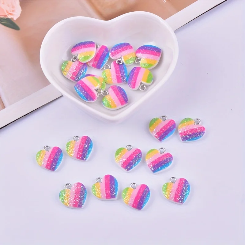 10 szt. Kolorowe zawieszki z ż – Resin Art Love recenzja i cena