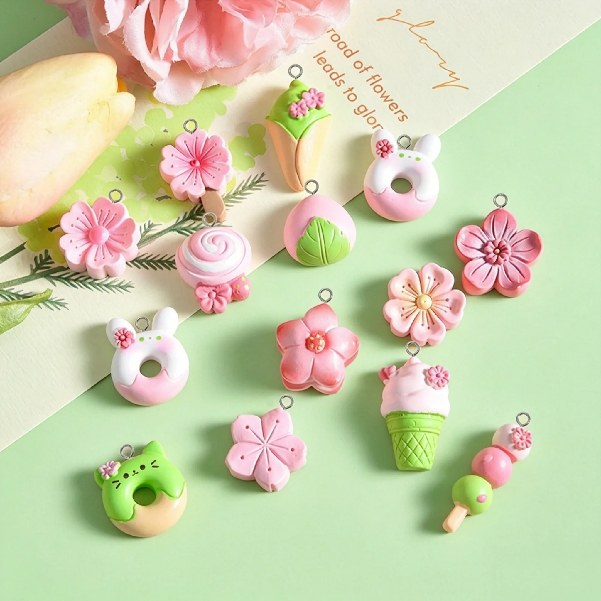 10 szt. Mieszane Słodkie Zawie – Resin Art Love recenzja i cena