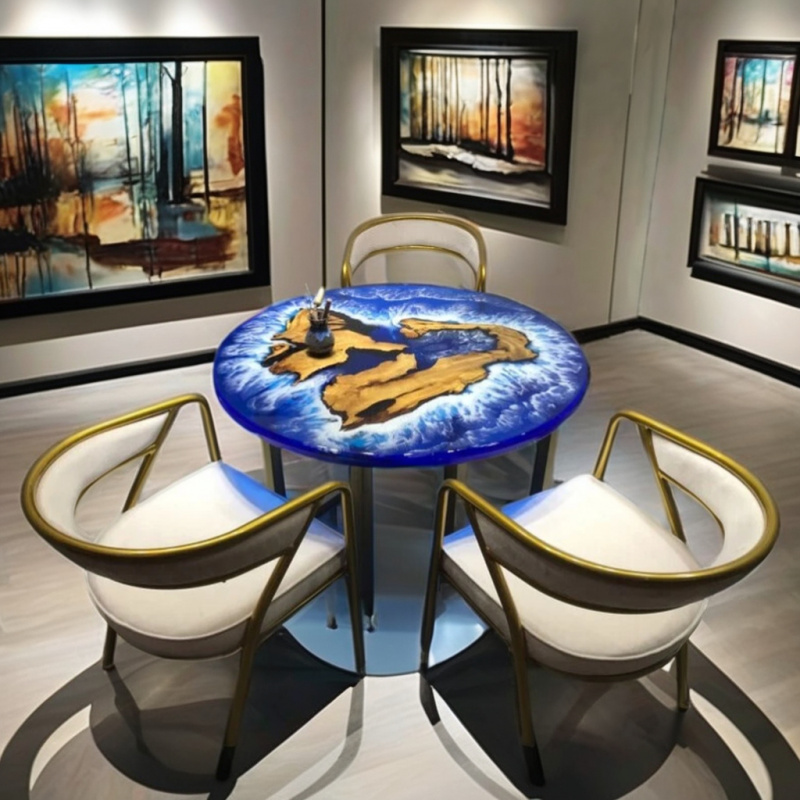 Stół do jadalni z żywicy epoks – Resin Art Design For Wedding recenzja i cena