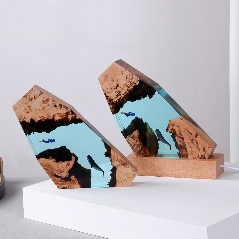 Nowa Podwodna Jaskinia Wielory – Resin Art Gift For Anniversary recenzja i cena