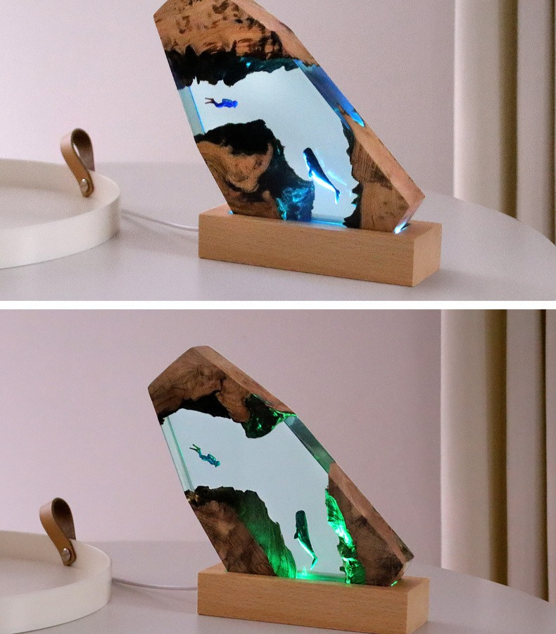 Nowa Podwodna Jaskinia Wielory – Resin Art Gift For Anniversary recenzja i cena