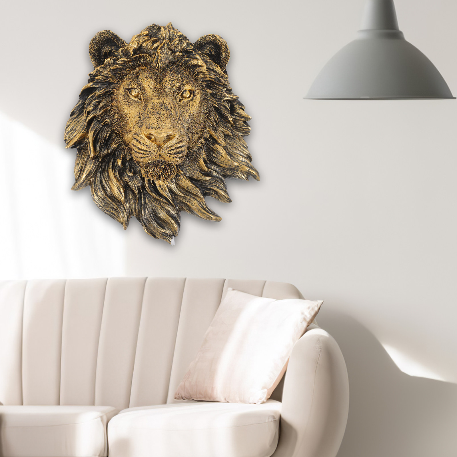 Imitacja Lwa Dekoracja Ścienna – Resin Art Sticker recenzja i cena