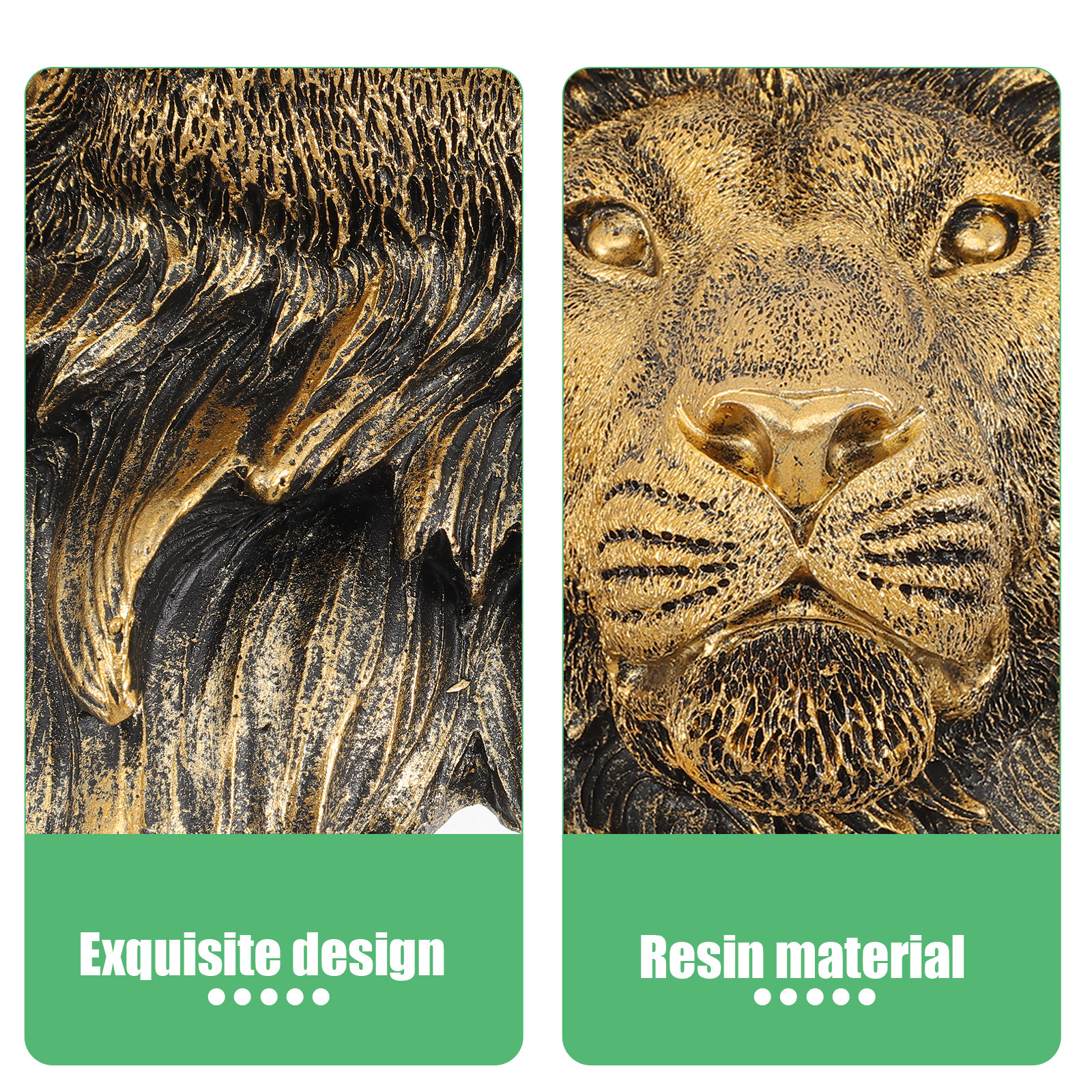 Imitacja Lwa Dekoracja Ścienna – Resin Art Sticker recenzja i cena