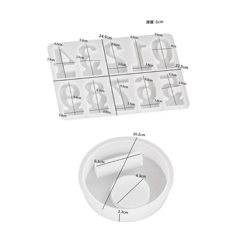 2 szt. Silikonowe formy do cia – Resin Art Craft recenzja i cena