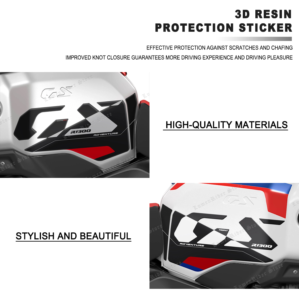 Akcesoria motocyklowe 3D z żyw – Resin Art Sticker recenzja i cena