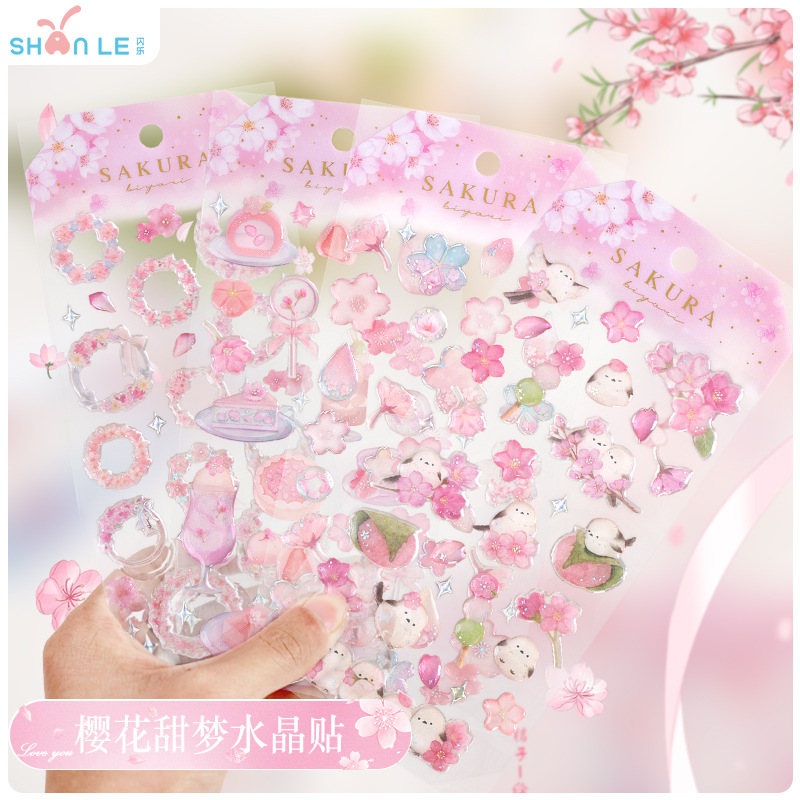 Japoński styl Sakura Crystal 3 – Resin Art Sticker recenzja i cena