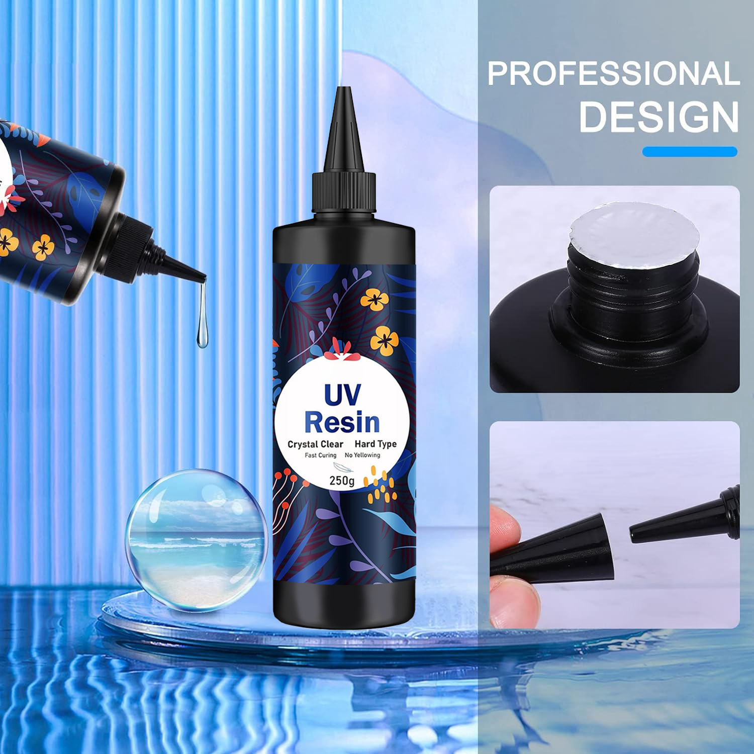 250g/500g żywicy UV przezroczy – Uv Resin Clear Hard recenzja i cena