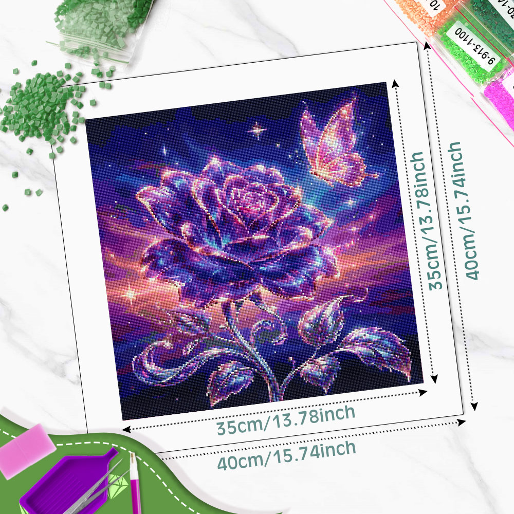 Huacan Pełny Kwadratowy/Okrągł – Resin Art Of Rose recenzja i cena