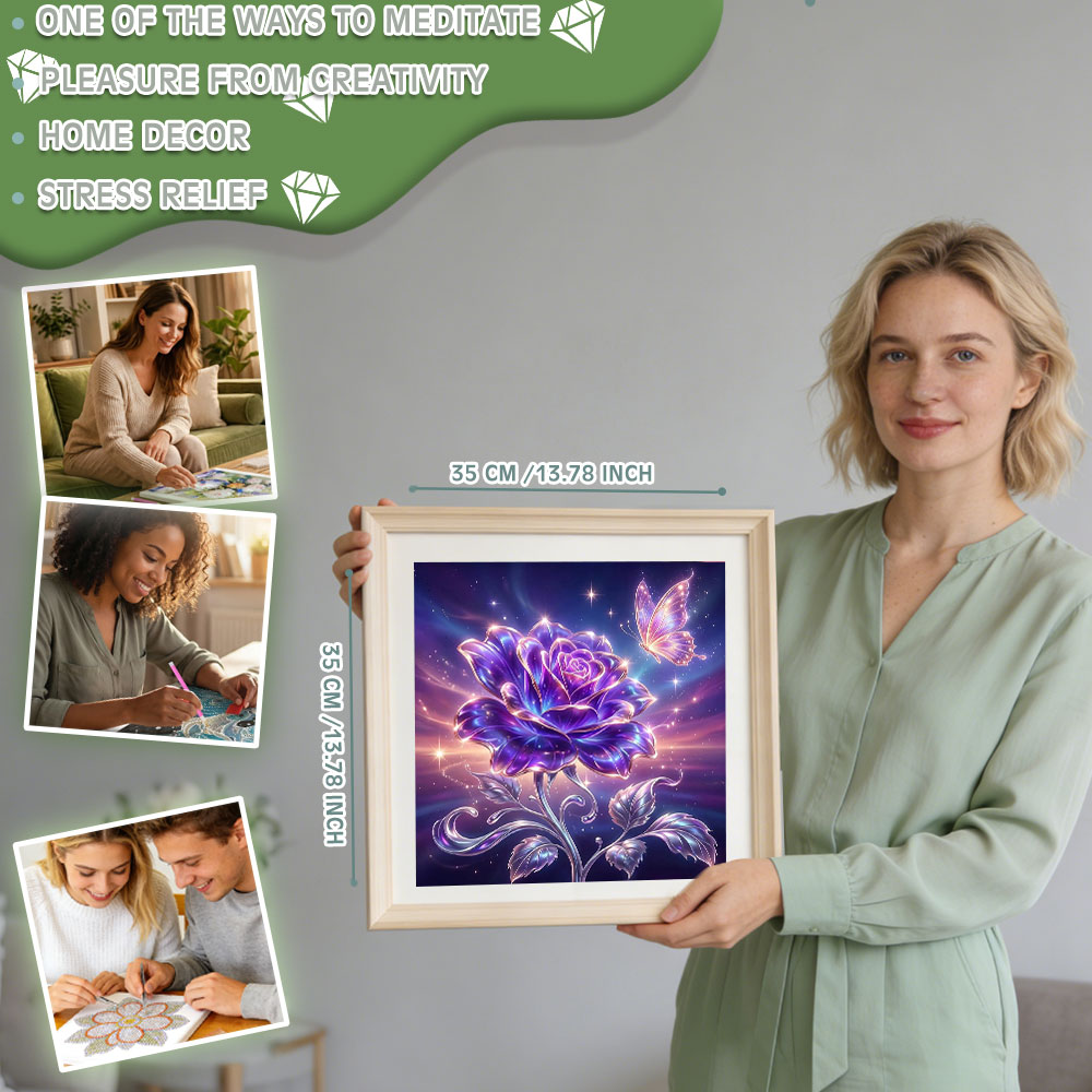Huacan Pełny Kwadratowy/Okrągł – Resin Art Of Rose recenzja i cena