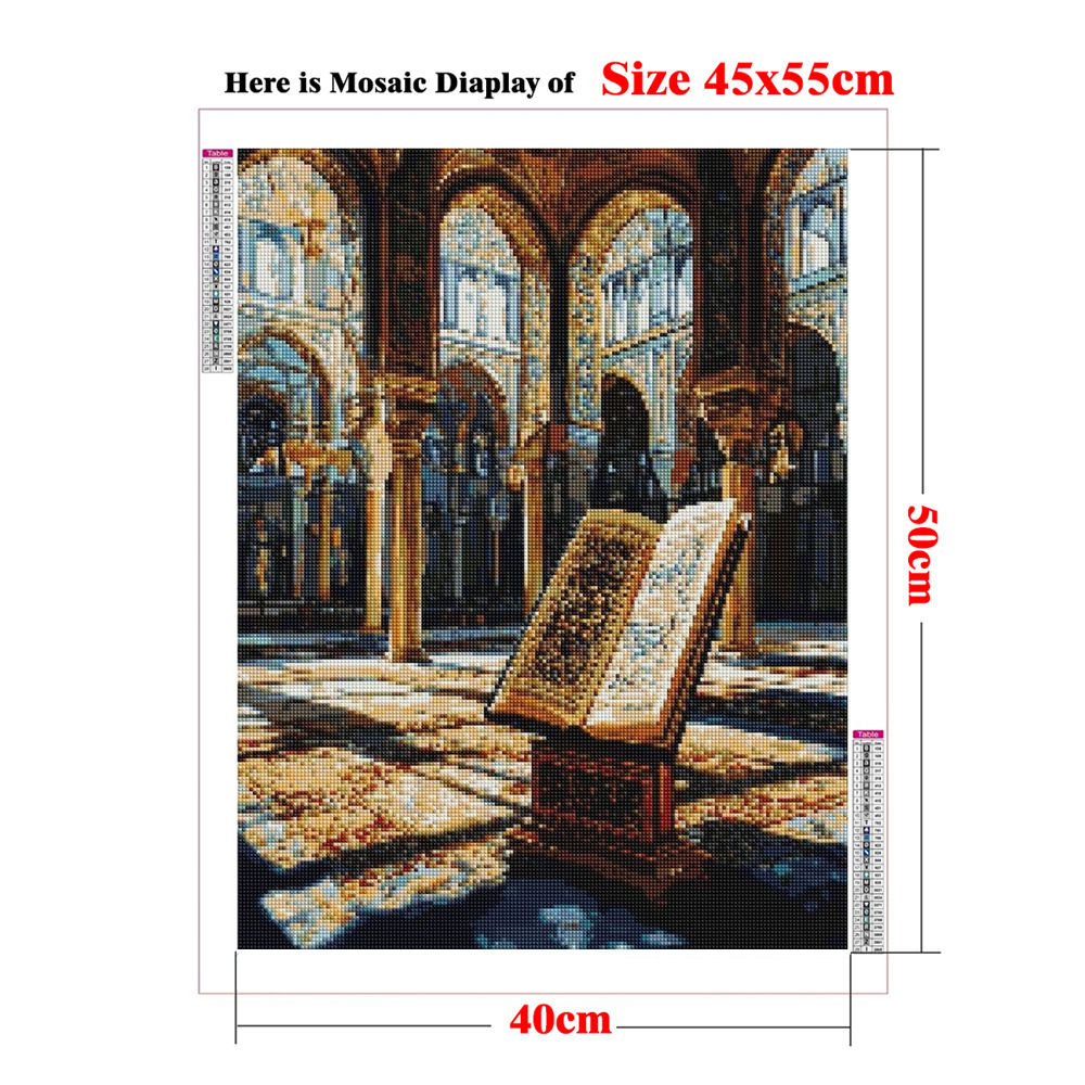 1 szt. Bezramowy Zestaw do Mal – Resin Art Quran recenzja i cena