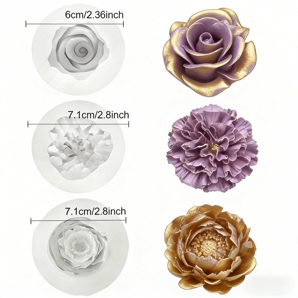 3-częściowe silikonowe formy d – Resin Art Design For Wedding recenzja i cena
