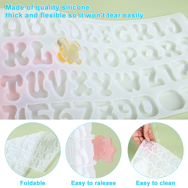 Alfabet brelok formy alfabet ż – Resin Art Kit For Beginners recenzja i cena