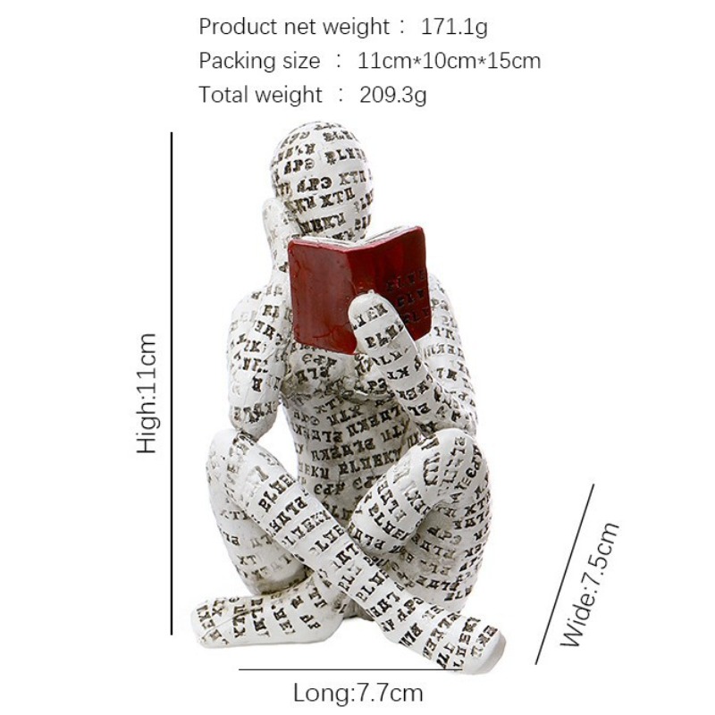 1 szt. Mini Figurka Czytającej – Resin Art Images recenzja i cena