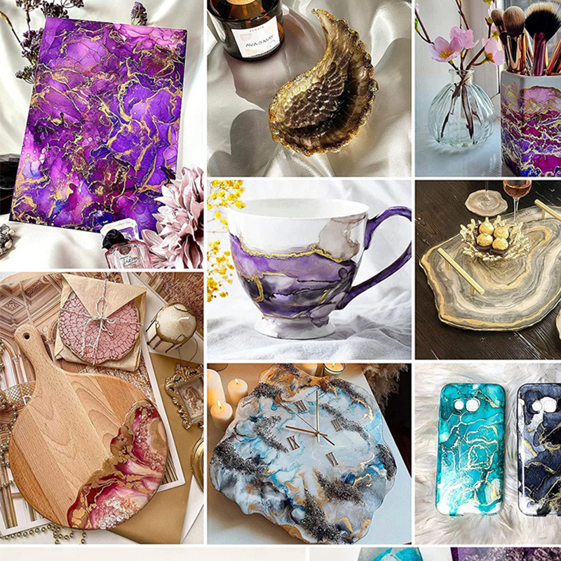 DIY kwitnący Pigment do rzemio – Resin Pigment Alcohol Ink recenzja i cena